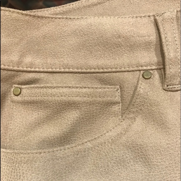 Chico's Pants - Chico’s ultra suede tan jeans pant. Super soft.